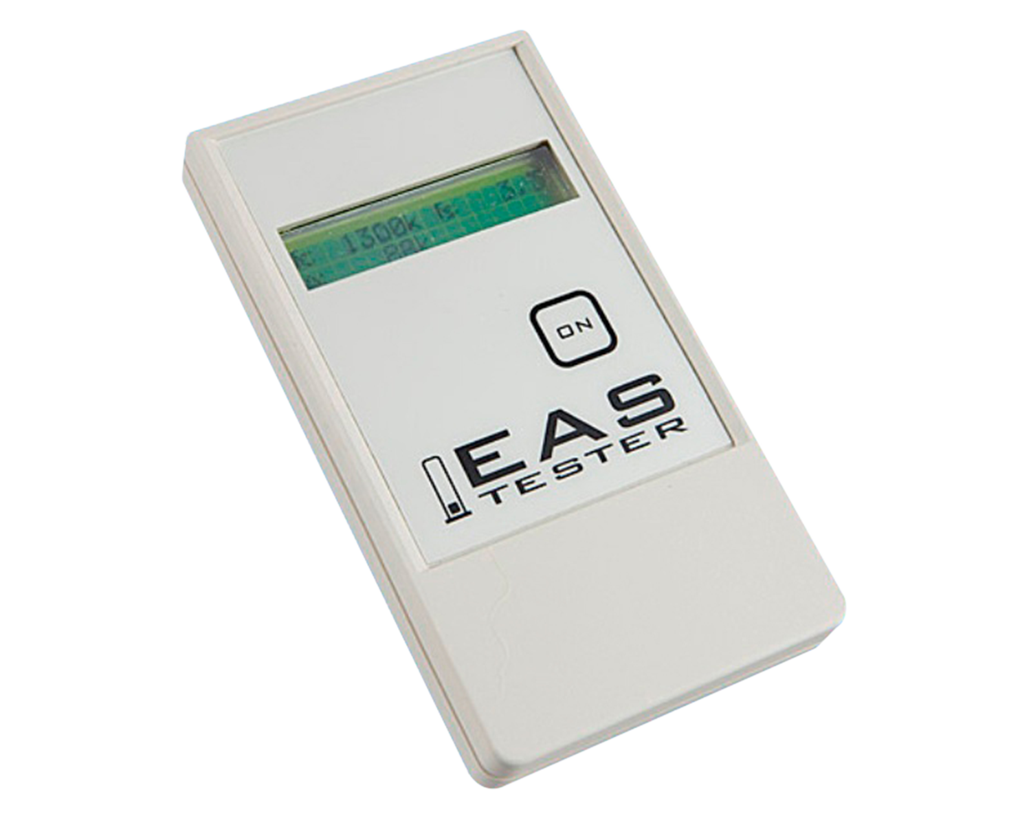 The EAS Tester: a must have for every technician installing RF electronic article surveillance systems. Within a fraction of a second, the EAS Tester provides you with instant information about the systems' center frequency, the sweep width and the sweep frequency, all on one display.